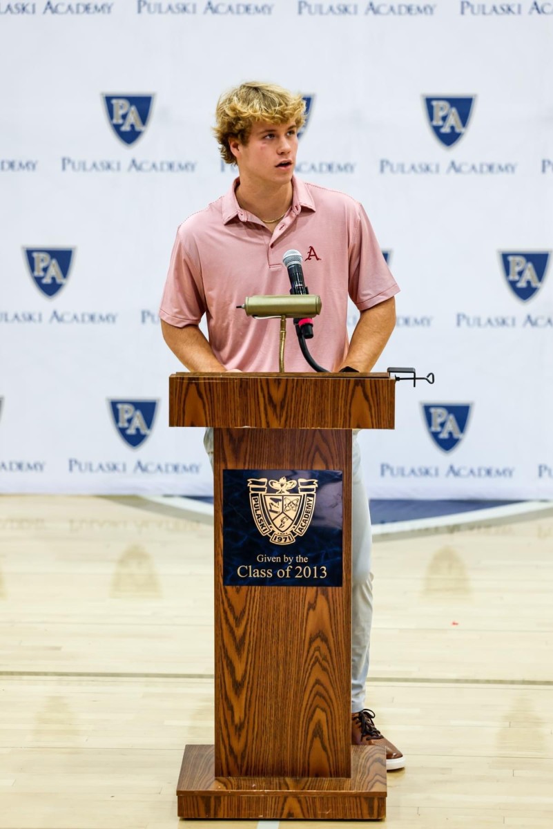Kel Busby was a standout quarterback as a junior at PA but did not play his senior season after injuring his throwing elbow playing baseball last spring. (Photo by Sheldon Smith)